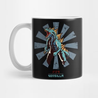 Godzilla Retro Japanese Mug